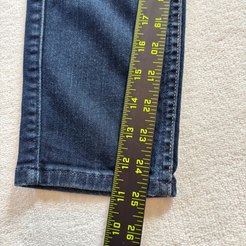 7 For All Mankind Kimmie Crop Jeans Women 27 Dark Wash Excellent Slim Fit‎ Denim